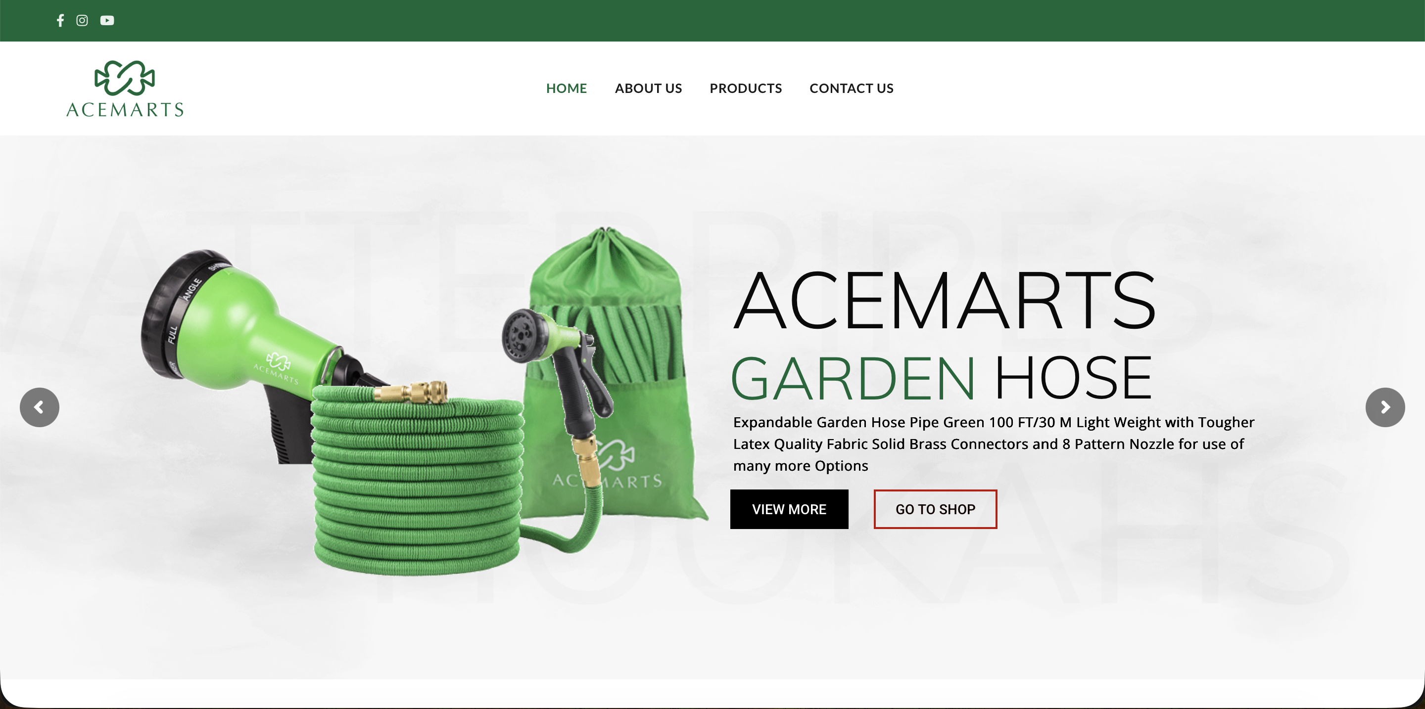 Ace Marts website