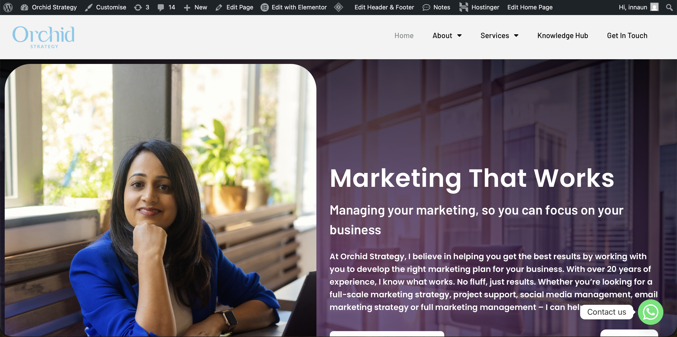 Orchid Strategy website