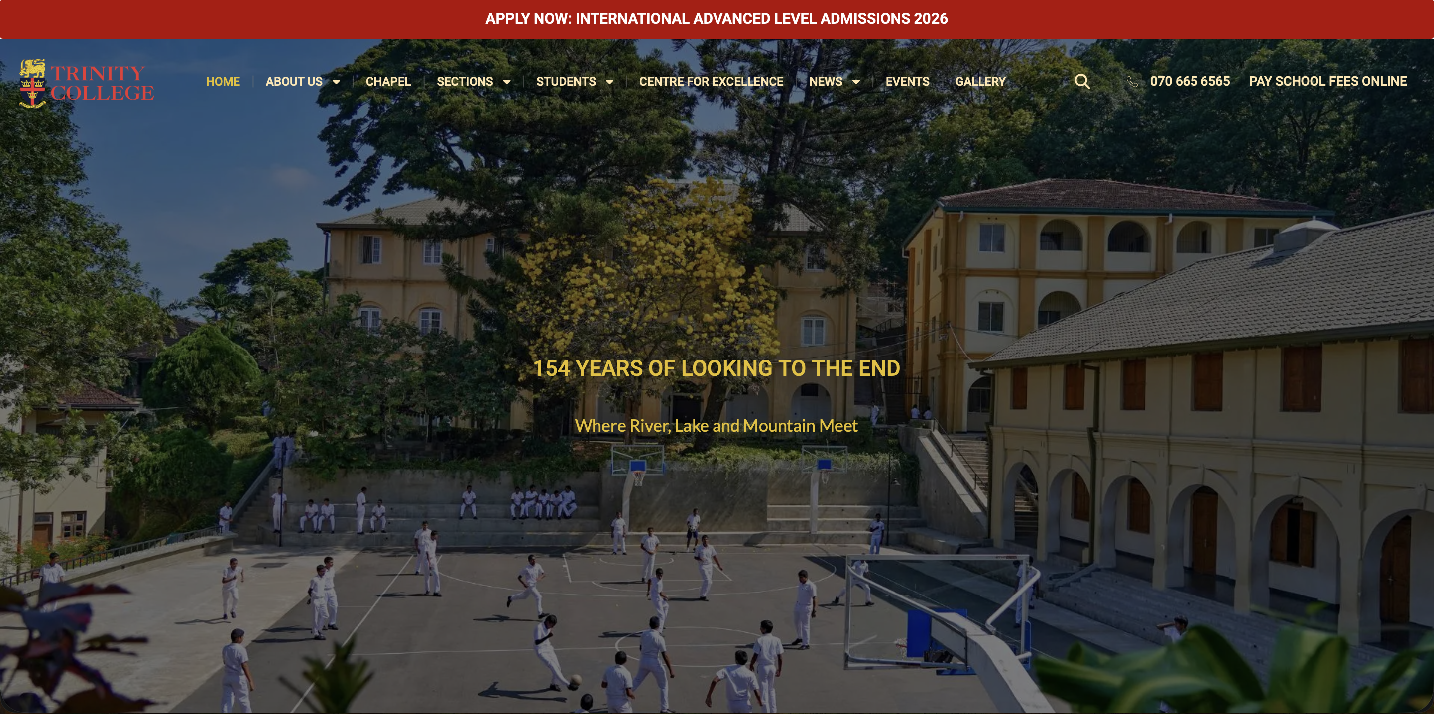 Trinity College Kandy — Education
